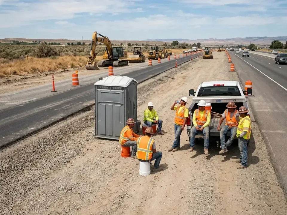 highway-road-construction-crew-007 — frequently asked questions, Porta Potty and Restroom Rentals in North Fair Oaks, CA